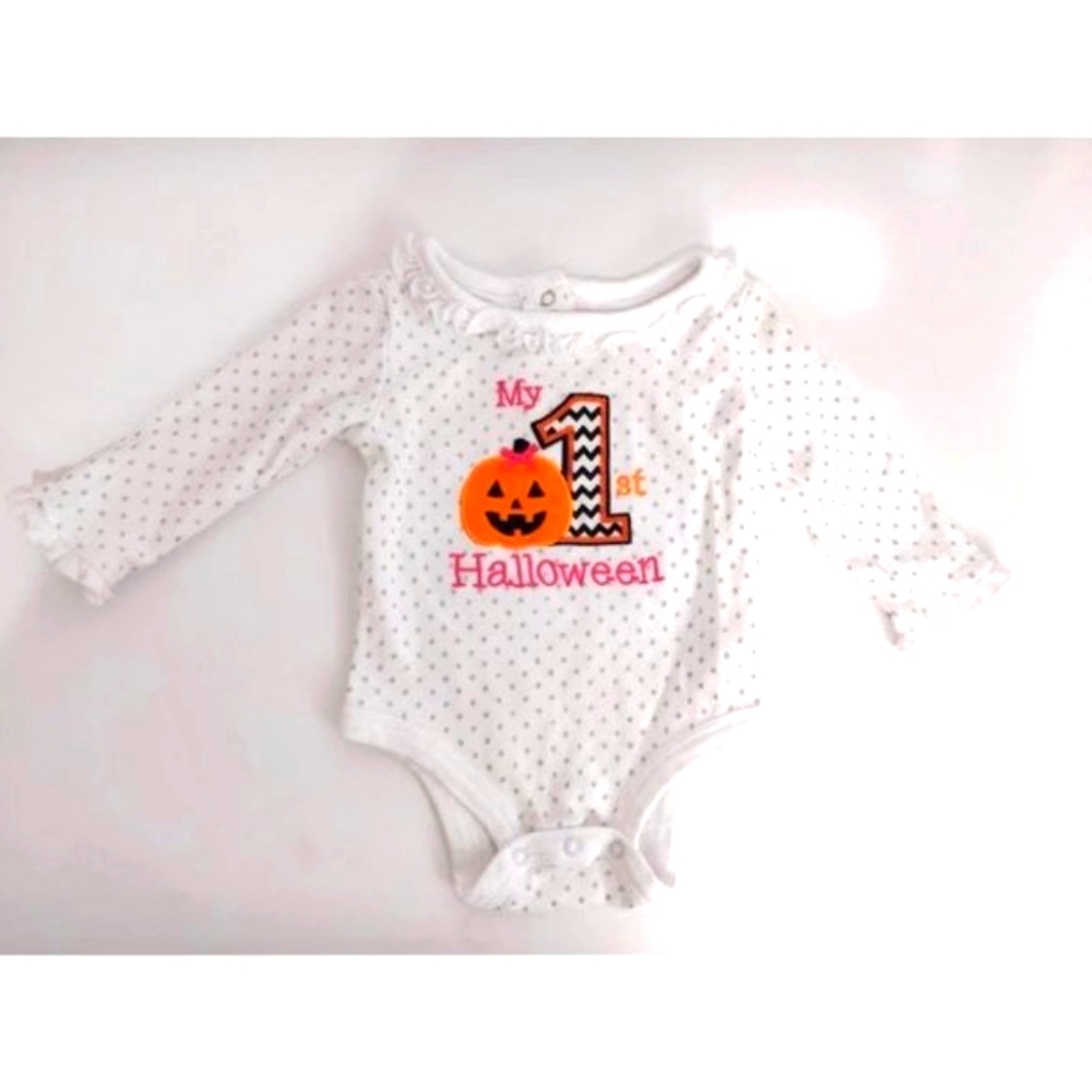 NEW Koala Kids Halloween Glitter Bodysuit 0-3 Mos